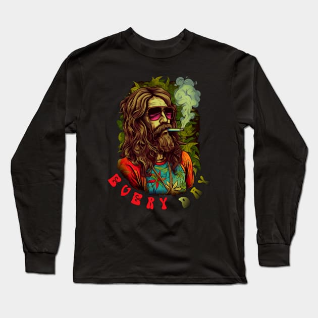 Hippie "Every Day" Long Sleeve T-Shirt by Butterfly Venom